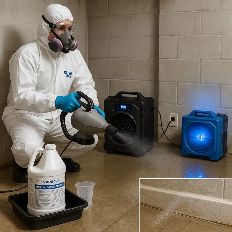 Sanitization and Odor Removal process in Crowell, TX