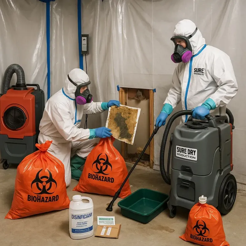 Contaminated Water Handling Protocols process in Crowell, TX