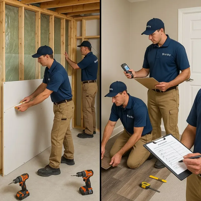 Repairs and Reconstruction process in Crowell, TX