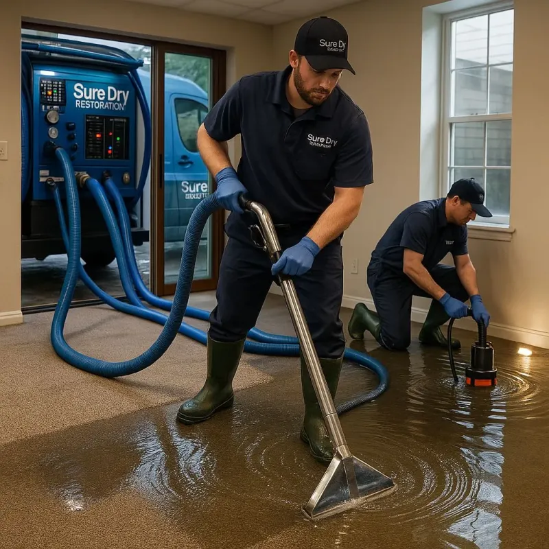 Water Extraction and Removal process in Crowell, TX